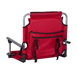 Stansport 1-Position Red Stadium Chair