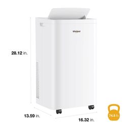 Whirlpool 700 sq ft 3 speed 14000 BTU Portable Air Conditioner