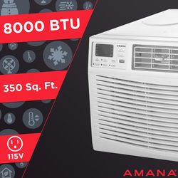 Amana 8000 BTU 115 V Window Air Conditioner w/Remote 350 sq ft