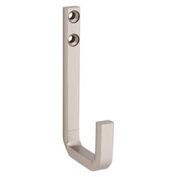 National Hardware Reed Large Satin Nickel Steel 4 in. L Hook 60 lb 1 pk