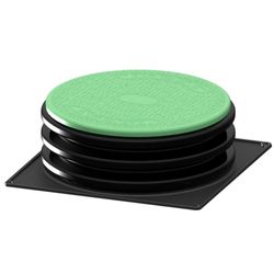 Aero-Stream 10-1/8 in. H X 29-5/8 in. W X 29-5/8 in. L Septic Tank Riser
