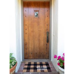 KAF Home 17 in. W X 30 in. L Multi-Color Coir Door Mat
