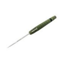 Buck Knives Pursuit Black/Green 420 HC Steel > 6 in. Drop Point Fixed Hunting Knife