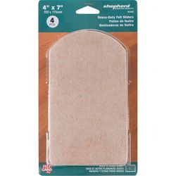 Shepherd Hardware Brown 1 in. Adhesive Felt Sliders 4 pk