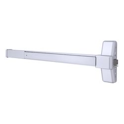 Tell 28 to 36 in. L Satin Chrome Silver Aluminum Commercial Exit Device 1 pc