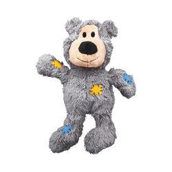 Boss Pet Kong For Dog Gray Wild Knots Bear Dog Toy Small 1 pk
