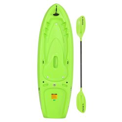 Lifetime Plastic Lime Kayak 24 in. W X 78 in. L