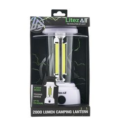 LitezAll 2000 lm White LED Camping Lantern