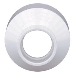 Charlotte Pipe Schedule 40 1-1/2 in. Hub X 3 in. D Hub PVC Reducing Coupling 1 pk