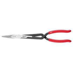 Milwaukee 13 in. Plastic Straight Nose Long Reach Pliers