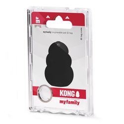 MyFamily Kong Black Aluminum Pet Tags Medium