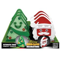 Shawshank LEDz Santa/Tree LED Marquee 1 pk