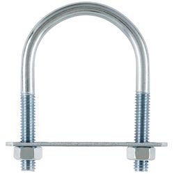 Hampton 5/16 in. X 2 in. W X 3 in. L Coarse Zinc-Plated Steel U-Bolt