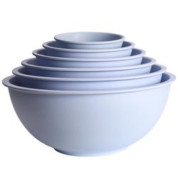 Chef Craft Bamboo Fiber Blue Mixing Bowl 6 pc