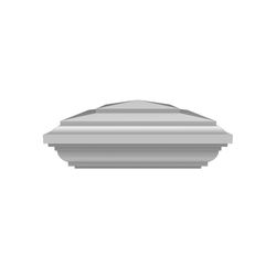 Barrette Outdoor Living 1.87 in. H X 5 in. W X 5 in. L Vinyl Post Top