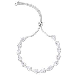 Montana Silversmiths Women's Westward Crystal Bolo Bracelet