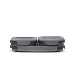 Drip EZ New Secondz Charcoal Food Storage Container Set 3 pk