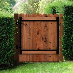 Adjust-A-Gate 1.25 in. L Black Steel Adjustable Gate Kit 1 pk
