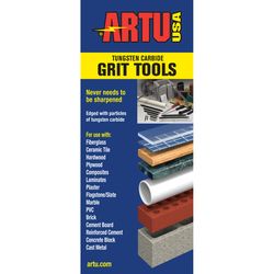 ARTU 6 in. L X 1/2 in. W Tungsten Carbide Fine Cut File 1 pc