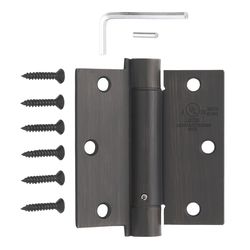 Ace 3.5 in. L Tuscan Bronze Self Closing Hinge 1 pk