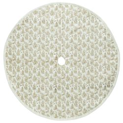 Dyno Faux Sueded Woodland Tree Skirt 48 in.