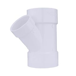 Charlotte Pipe Schedule 40 6 in. Hub X 6 in. D Hub PVC Reducing Wye 1 pk