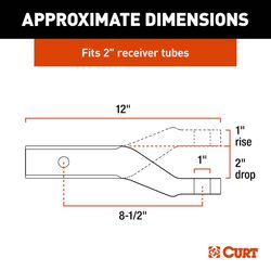 CURT 8000 lb. cap. Ball Mount