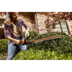 Worx 22 in. 20 V Battery Hedge Trimmer Kit (Battery & Charger)