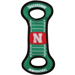 Pets First NFL For Dog Green Nylon Nebraska Huskers Dog Tug Toy 1 pk