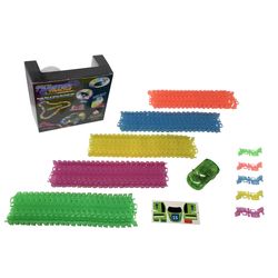 Mindscope Products Twister Track Neon Glow Track Assorted 221 pc