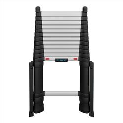 W.steps Prime 13.5 ft. H Aluminum Telescoping Extension Ladder Type IA 330 lb. cap.