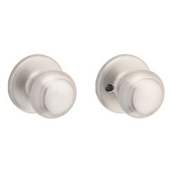 Kwikset Cove Traditional Satin Nickel Passage Door Knob