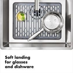 OXO Good Grips 16 in. L X 12 in. W X 1 in. H Silicone Sink Mat