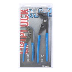 Channellock GripLock 2 pc Steel Pliers Set 6.5 and 9.5 in. L