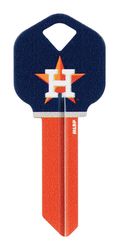 HILLMAN MLB Painted Key House/Office Key Blank Single Orange