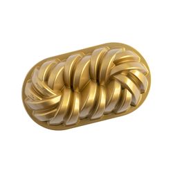 Nordic Ware 6 in. W X 10 in. L Braided Loaf Pan Gold