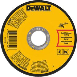 DeWalt 4 in. D X 5/8 in. X .045 in. thick Aluminum Oxide Metal Cut-Off Wheel 1 pc
