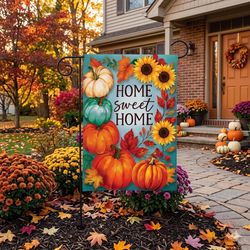 Briarwood Lane Harvest Home Garden Flag 12.5 in. W X 18 in. L