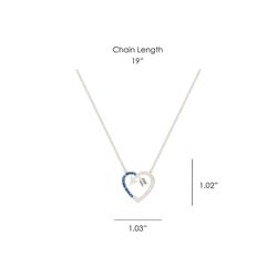 Montana Silversmiths Women's Follow Your Heart Arrow Blue/Silver Necklace Water Resistant