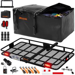 Mockins 72x36x6 XL Cargo Carrier w/Rear Lights & Cargo Bag Cargo Carrier 1 pk