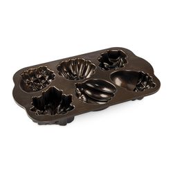 Nordic Ware 7 in. W X 12 in. L Autumn Treats Cakelet Pan Brown 1 pc