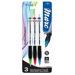 Bazic Products Marc HB 0.7 mm Mechanical Pencil 3 pk