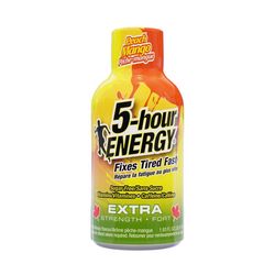 5-hour Energy Extra Strength Sugar Free Peach Mango Energy Shot 1.93 fl. oz.