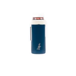 Kanga Slim Perfomance Rooski 12 oz Malibu Navy/White Can Insulator