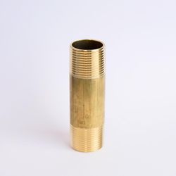 ATC 1 in. MPT X 1 in. D MPT Yellow Brass Nipple 4 in. L