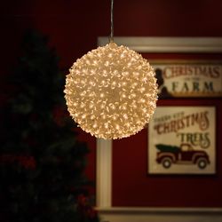 Alpine Sphere Ornament 8 in. Porch Decor