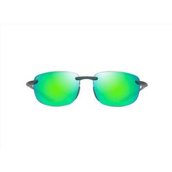Maui Jim Hookipa Ultra Sunglasses Unisex Matte Green Metal Frame Maui Green Lens Polarized