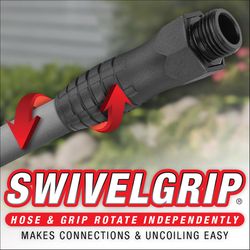 SwivelGrip Flexzilla 5/8 in. D X 50 ft. L Heavy Duty Premium Grade Garden Hose