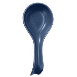 Oggi Dark Blue Ceramic Spoon Rest