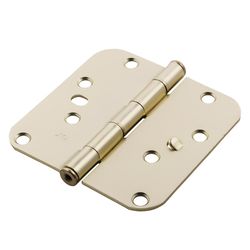 Ace 4 in. L Satin Brass Residential Door Hinge 3 pk